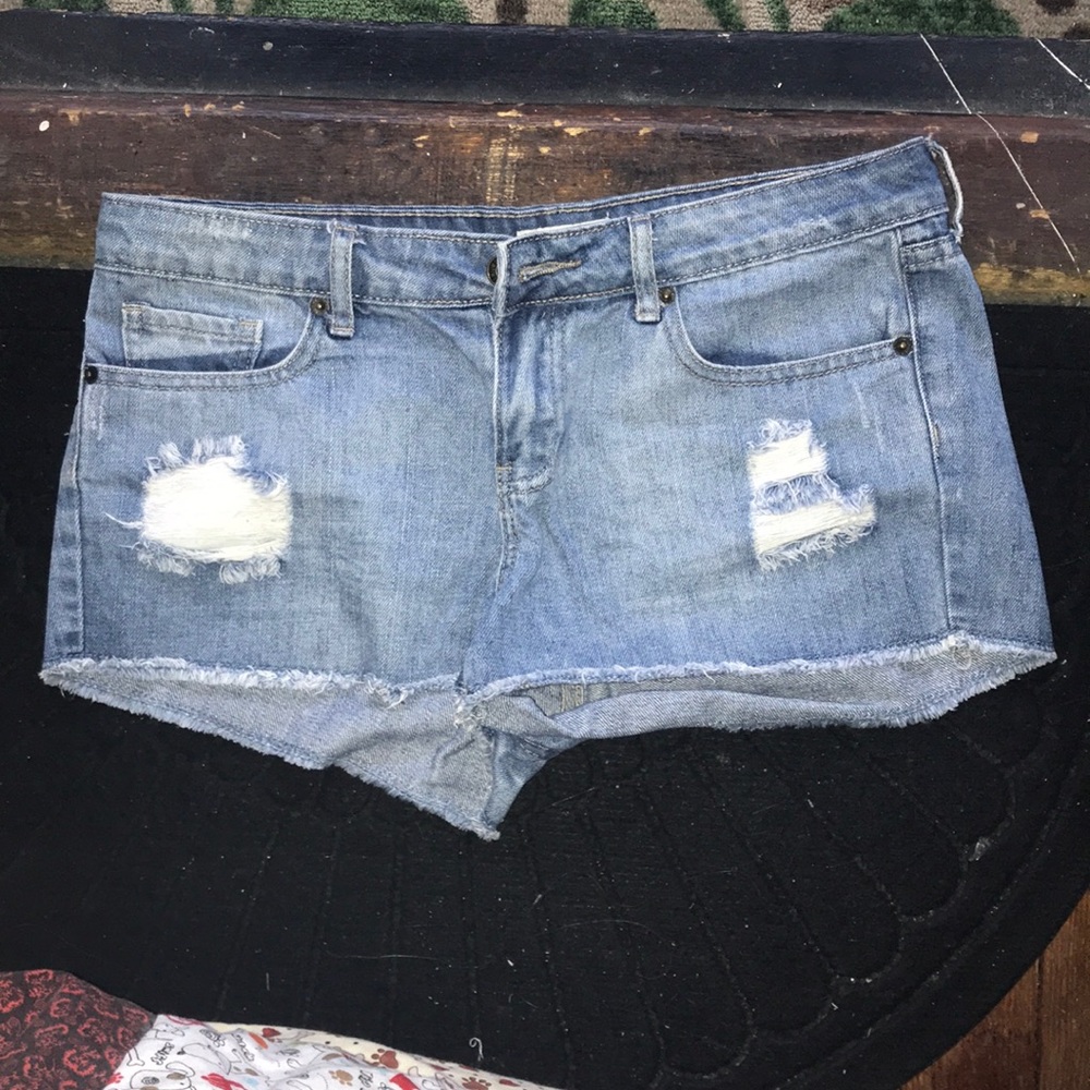 Denim shorts